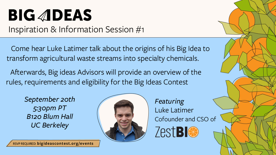BigIdeasContest's tweet image. The first Big Ideas Contest info session of the year is happening TOMORROW!
RSVP: docs.google.com/forms/d/e/1FAI…

See you there!🌟