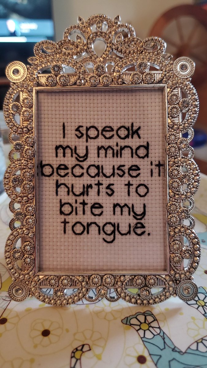 lindajeanlee's tweet photo. This beauty came home with me from the Jenkintown Festival of the Arts this weekend. How did they know me so well?? #SubversiveCrossstitch Thanks, AGGI Crafts! https://t.co/DHBnGtTPb9 https://t.co/t1vSDcG3bU
