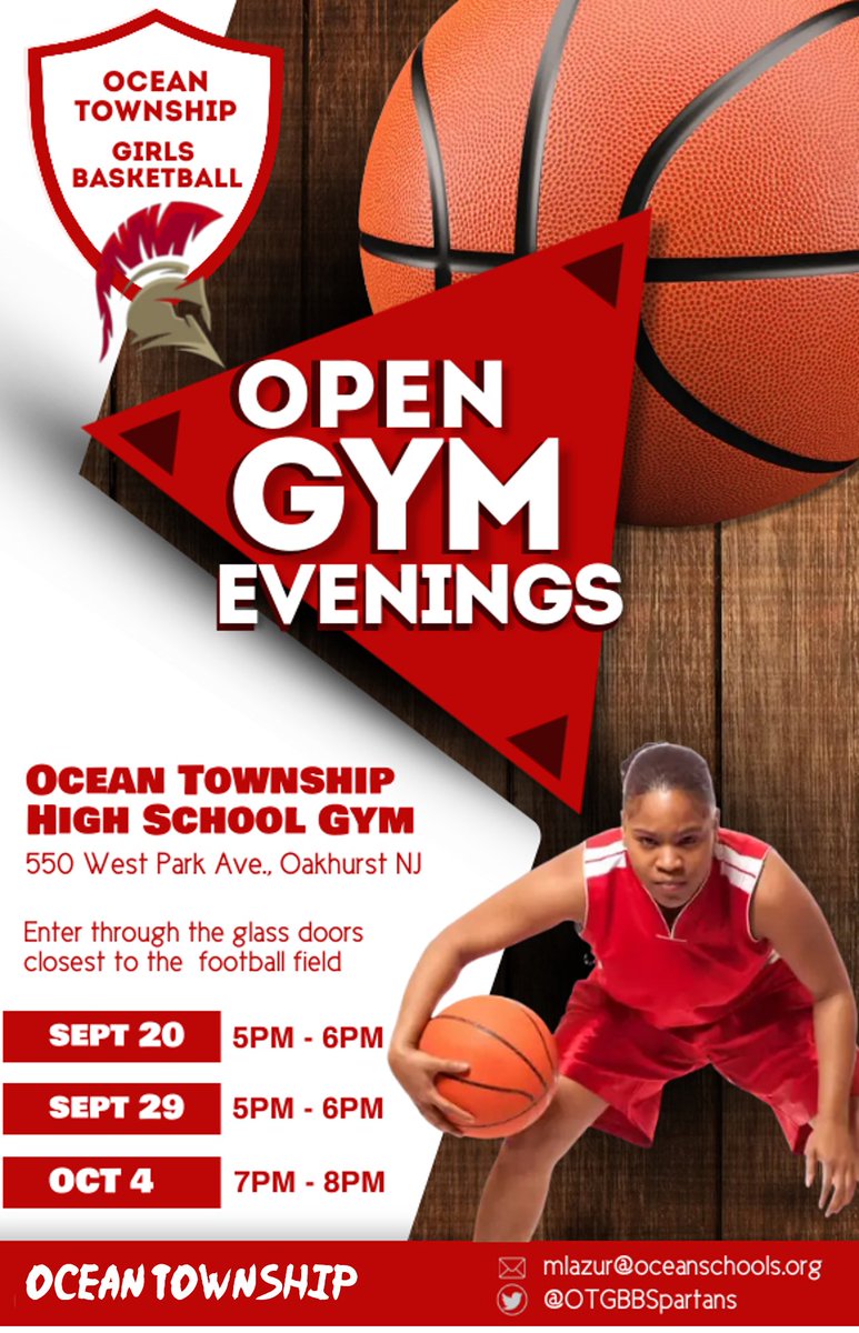 OTGBBSpartans's tweet photo. This is our revised open gym schedule!  Come check us out tomorrow evening!  Lot of talent to see! Email or message to confirm!  #method2themadness https://t.co/wySeG6NW3s