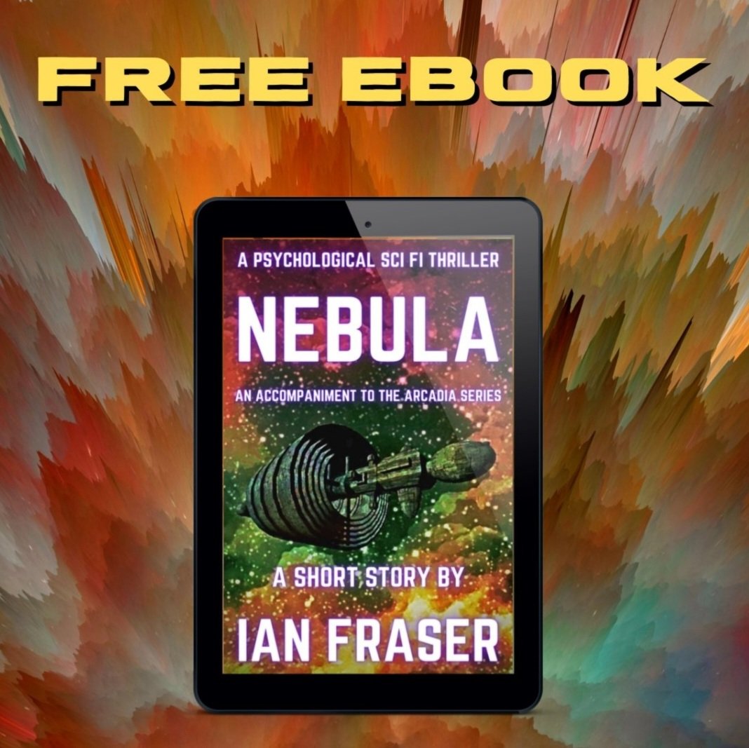 "As 500 colonists sleep, two watch over them...
Someone wants them all dead."
Nebula is free on Amazon, and an excellent introduction to The Arcadia Series.
Amazon UK: amazon.co.uk/dp/B09HVB3SV9
Amazon US: amazon.com/dp/B09HVB3SV9

#Kindle #book #free #scifi