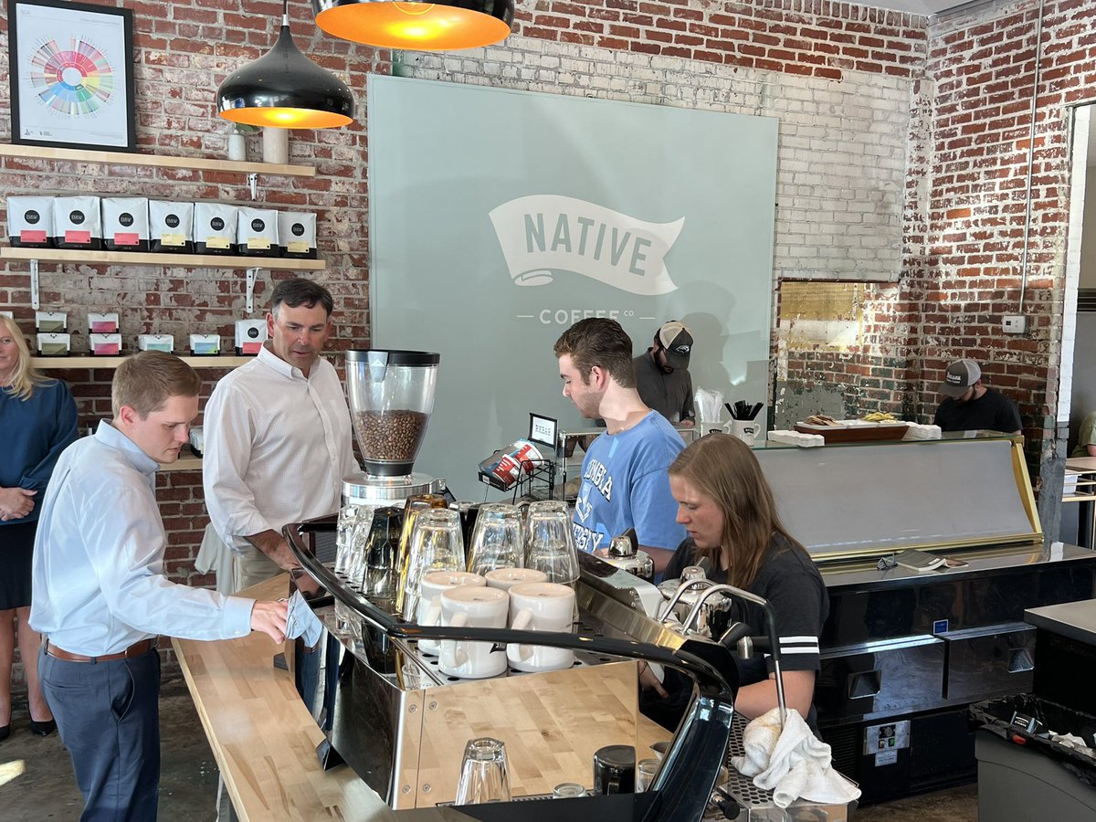 MichaelWatsonMS's tweet photo. #HappeningNow Afternoon pick up at Native Coffee! ☕️ Matt and Anna Flinn have done a great job with the atmosphere, all while raising their 3 young kids! This is what small business is all about! Go check them out!
#CityWithSoulOpen https://t.co/OIzmbenHOr