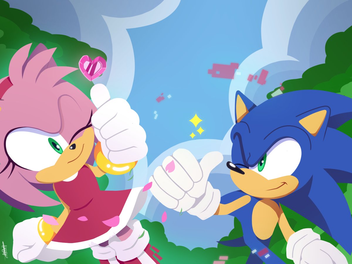 He's Sonic and he's always here to help 🦔🔵 & 🦔🌸

#Sonic #SonicTheHedgehog #SonicFrontiers #Sonicfanart #fanart