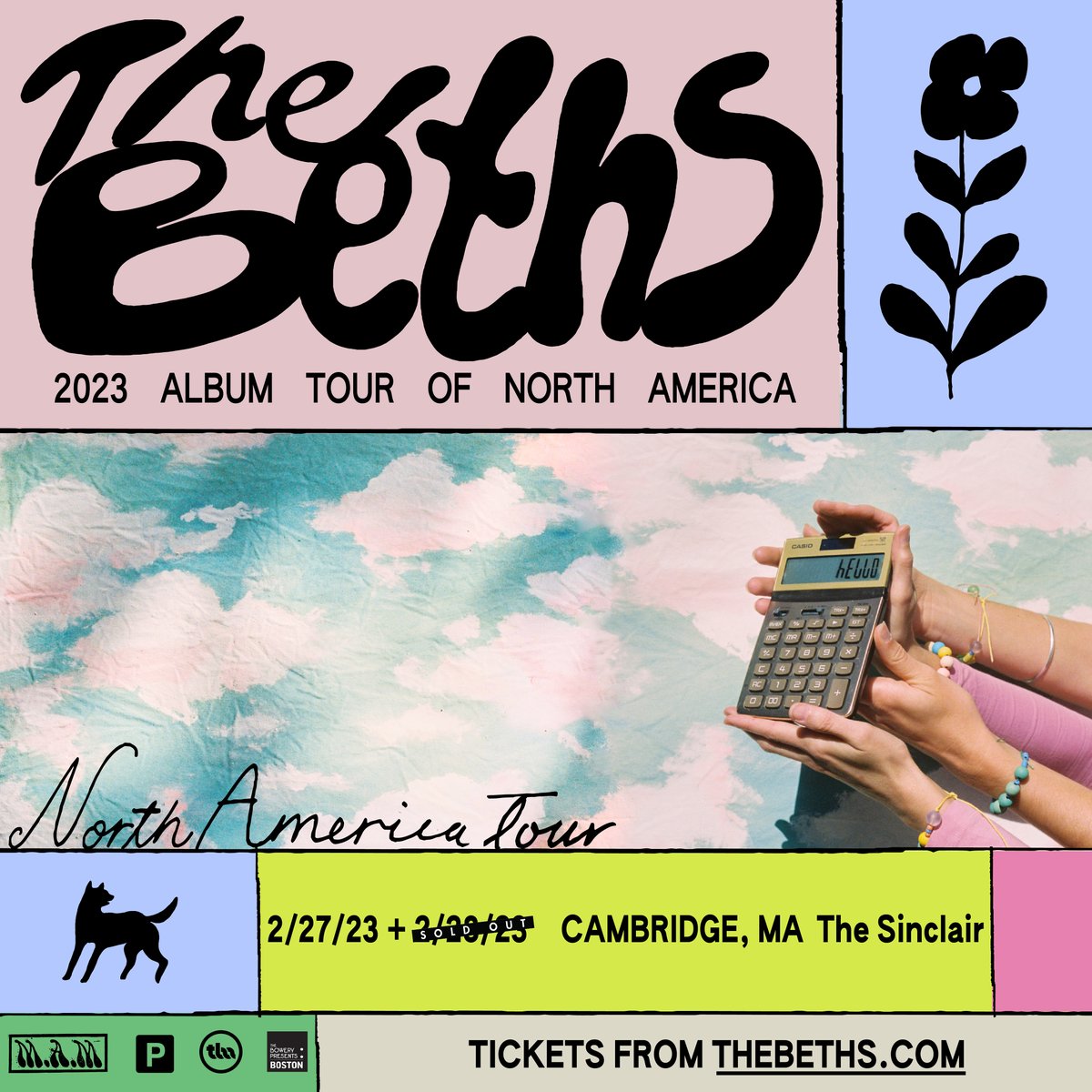 🚨 NEW SHOW 🚨 Due to overwhelming demand, we've added a second show with <a href="/THEBETHS/">The Beths</a> on 2/27/23! Tickets on sale Friday at 10am 🎟🎟&gt;&gt;&gt;