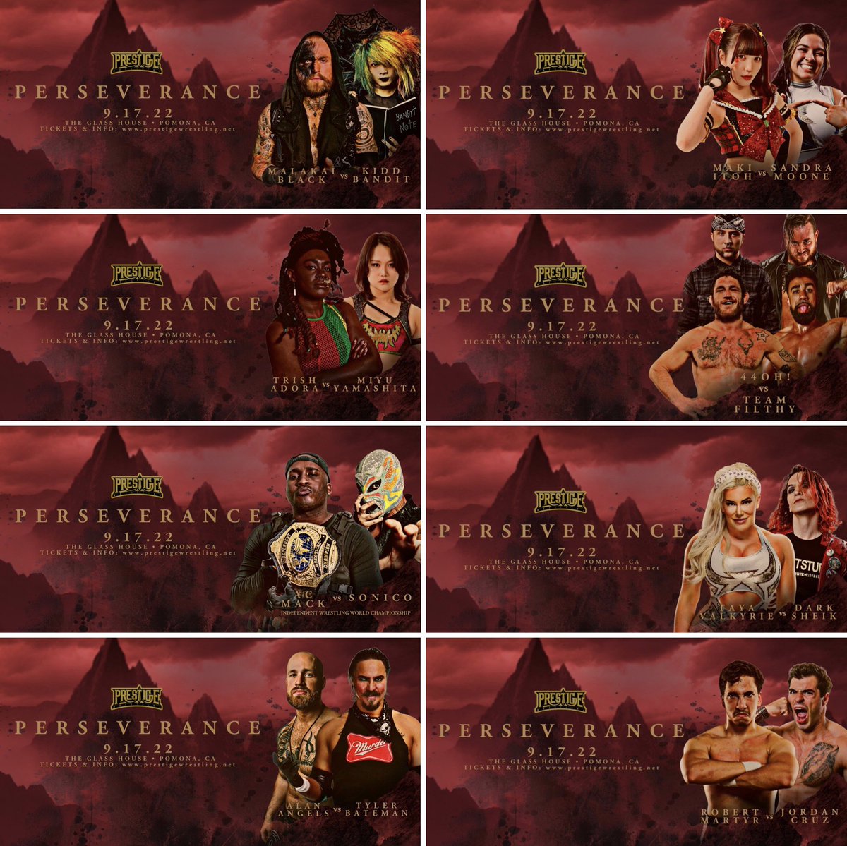 WrestlePrestige's tweet photo. NOW STREAMING (PLEASE RETWEET)

One of the biggest nights in Prestige Wrestling is now on IWTV!

Witness Malakai Black’s temporary farewell after a wild match against Kidd Bandit, the return of Maki Itoh &amp; Miyu Yamashita + much more!

Stream it here: https://t.co/FDMyk3lFB7 https://t.co/3HYz9OMwo6