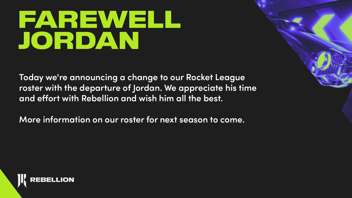 ShopifyRebels's tweet photo. Farewell @Jordan_RL1 https://t.co/rRJcNU7fzb