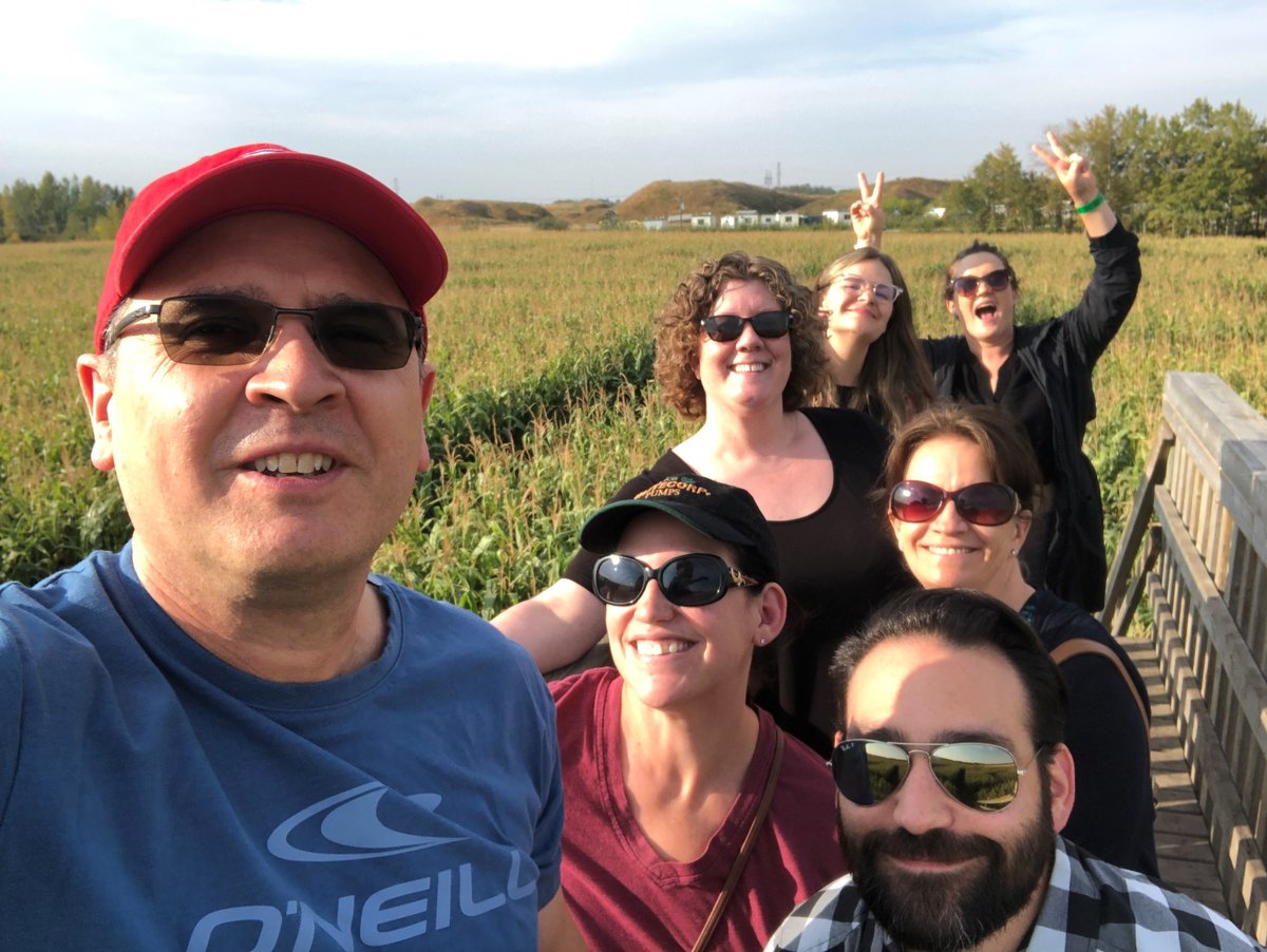 We survived the corn maze! No need to send the search party  #wellness #ecsrd