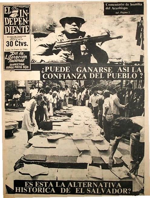 elindependiente's tweet photo. #ElSalvadorInsurgente #Art87 ¿Es esta la alternativa histórica de El Salvador? Dictadura Nunca Mas!! https://t.co/AwbarqaN4U