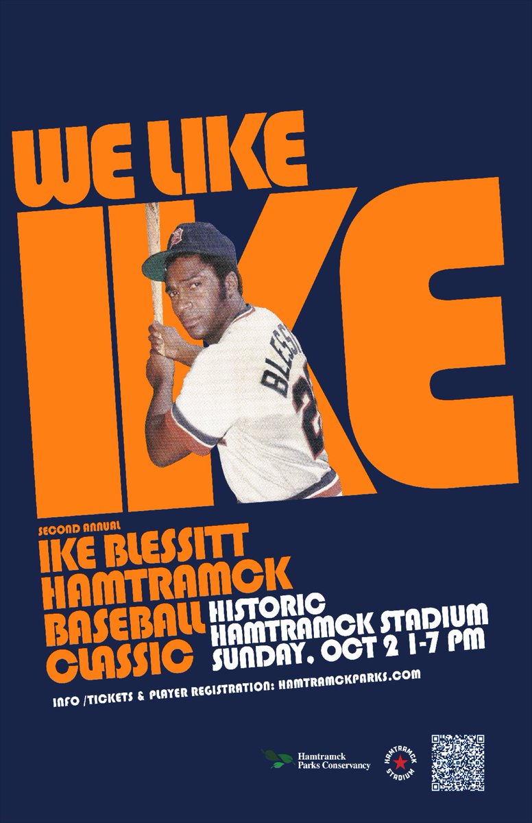 HamtramckParks's tweet photo. @HamtramckParks Teams Up with Former#DetroitTiger Ike Blessitt Celebrating #Hamtramck’s 100th Anniversary and Urban #Baseball. Tix &amp; player reg now available Here: https://t.co/ptZN4Xeblv
https://t.co/lBpbmym9OP https://t.co/XvWuRJ7On8