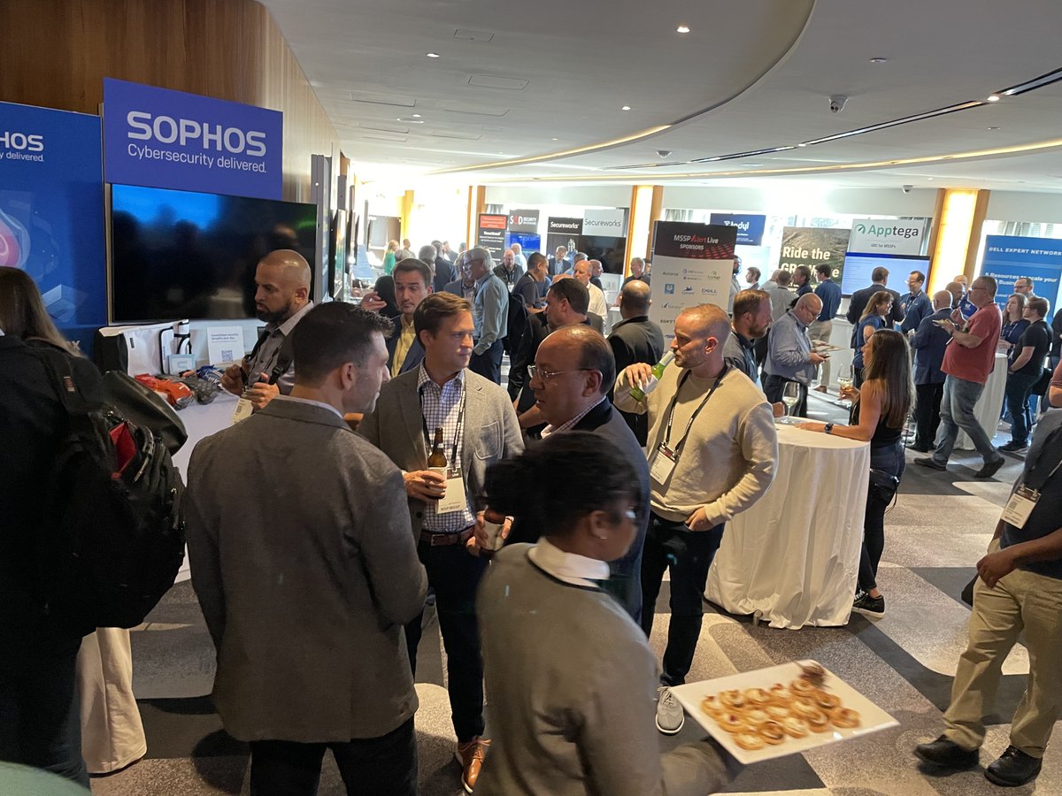 msspalert's tweet photo. Don't miss the welcome reception sponsored by @Egnyte - come join us at the vendor pavilion! #MSSPAlertLive
#MSP #MSSP #Cybersecurity #ChannelPartner #ManagedSecurity https://t.co/pWM3z6wtmu