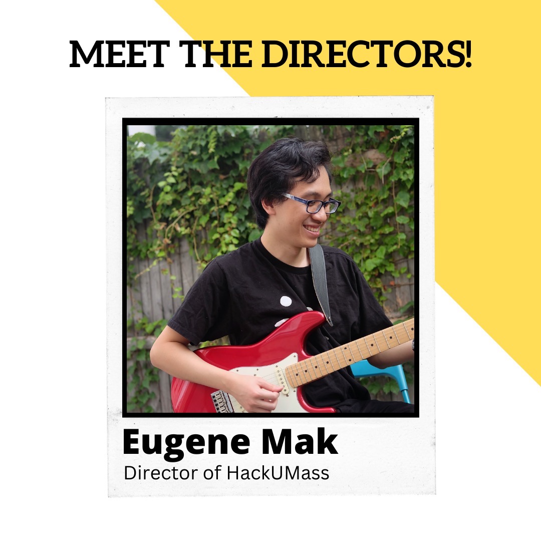 Introducing the Directors of HackUMass X! First up is Eugene! He is one of the co-directors of HackUMass. The part of HackUMass he enjoys the most is getting to know so many people who also love hackathons! #hackumassx #HackUMass #hackathon #hackathon2022 #Team