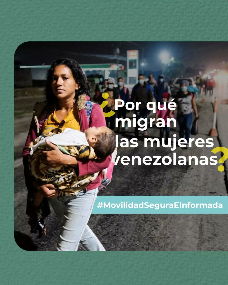 Entretejidas_ve's tweet photo. Existen muchas razones por la que la mujer venezolana decide migrar. Este tema, aunque ha estado en tendencia en los últimos años, poco se habla o en muchos casos, se desconoce. 

🧵 https://t.co/MSCWTHHI8M