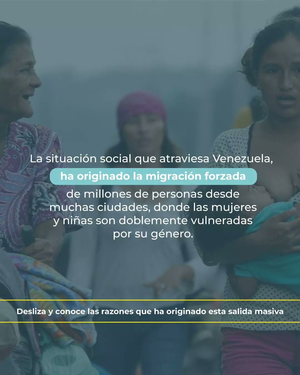 Entretejidas_ve's tweet photo. ¿Por qué la mujer venezolana migra?
¿Cuáles son los riesgos que conlleva una migración no segura?
¿Por qué este género es el más vulnerado? https://t.co/x6kTuHXaVL