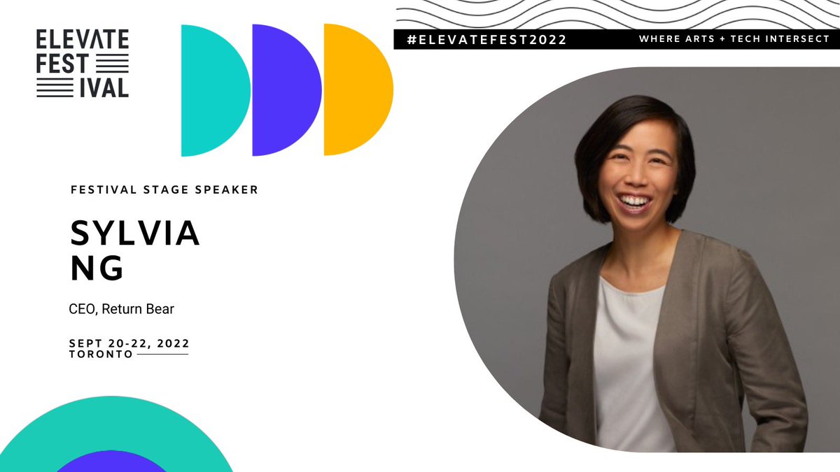 It’s been a minute.

I’m headed to #ElevateFest2022 this week and excited to come back out to a 🇨🇦 industry event. <a href="/sylvng/">Sylvia Ng</a> ReturnBear’s CEO is speaking on Wednesday at 3pm on the Radical Retail stream. 

Check out her session and DM me if you want to hang out! <a href="/ElevateTechCA/">Elevate</a>