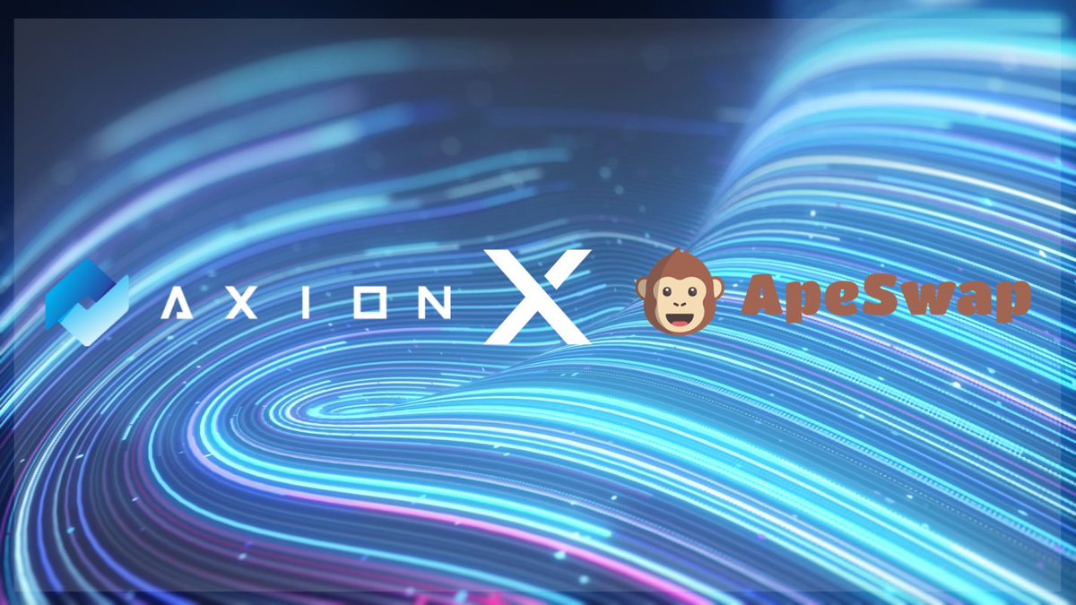 axion_network's tweet photo. 🌍Global #CryptoNews Update!

Axion partners with @ape_swap to bring new Launchpad opportunities and utility to the #Crypto space!!!

We will be releasing in-depth look at the MANY ways this partnership will benefit the #cryptocurrency community!

#BSC #Axion #NFTs #ETH #Polygon https://t.co/x39WFkEOMI