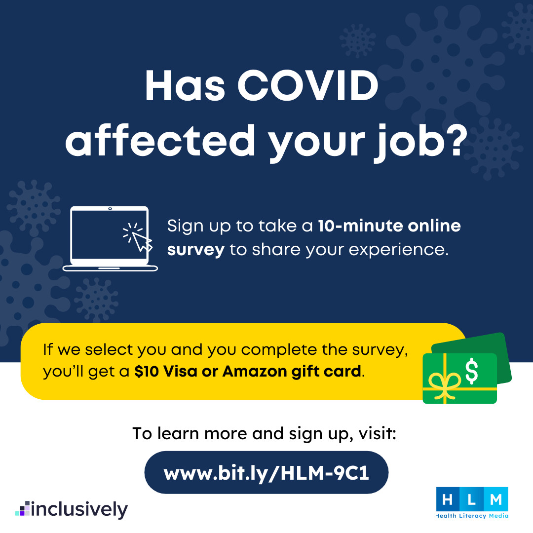 We've partnered with <a href="/WorkInclusively/">Inclusively</a> to find out how COVID has changed the workplace. Please help us by signing up to take our survey! Here's the link: bit.ly/HLM-9C1