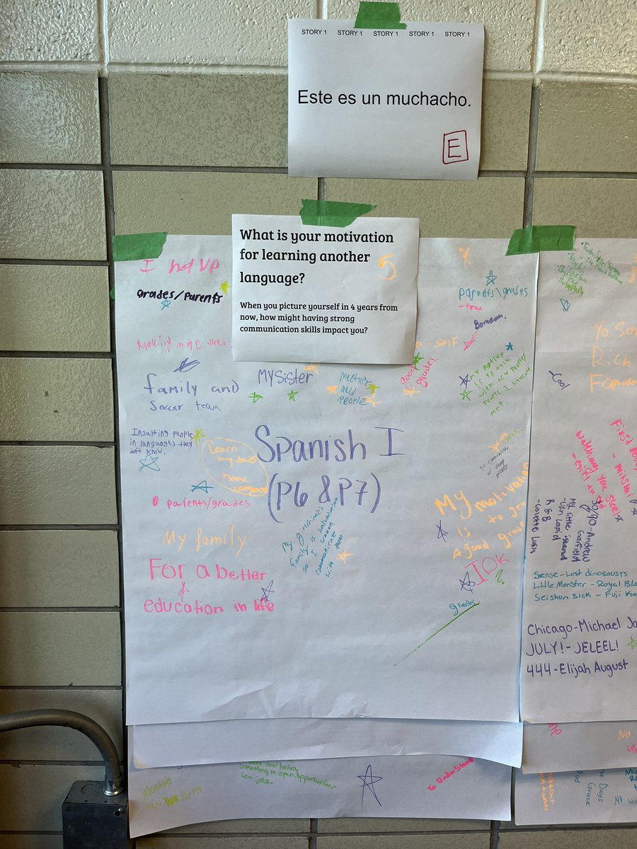 DMPS_WorldLang's tweet image. You know it’s a good day when you see our world language community and engagement before entering the classroom. @DM_North has some great Spanish teachers on- board!