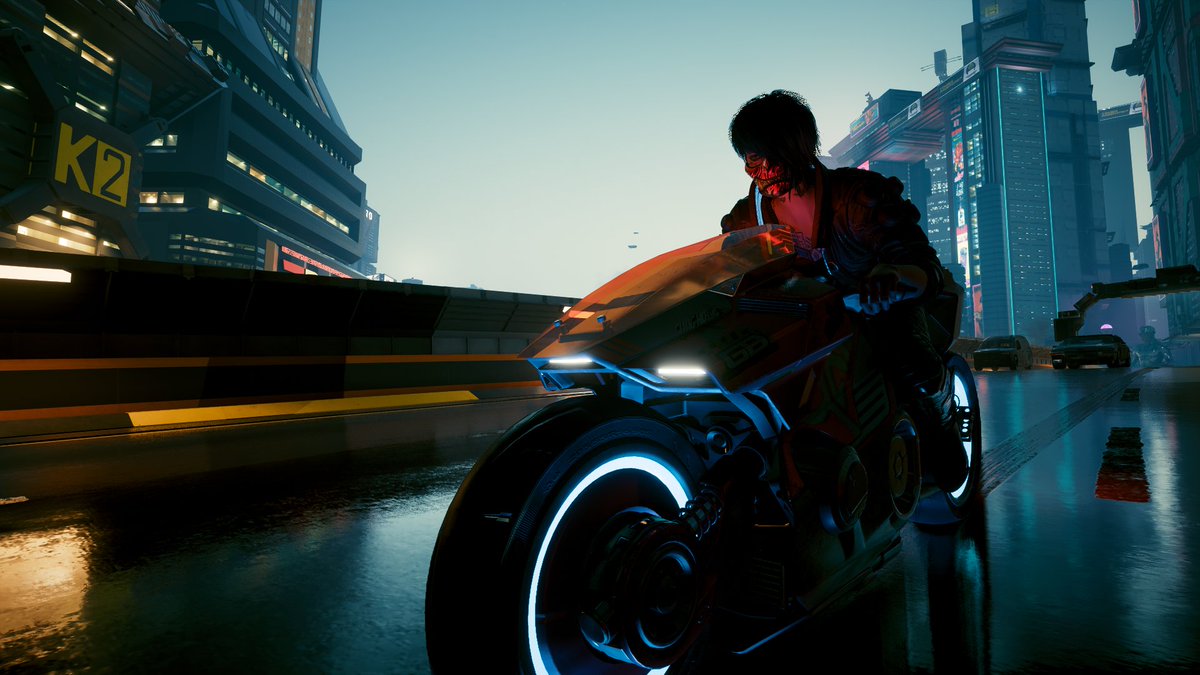 TrinityWeeb's tweet image. #Cyberpunk2077PhotoMode #cyberpunk A Samurai in Night City!! #Cyberpunk2077