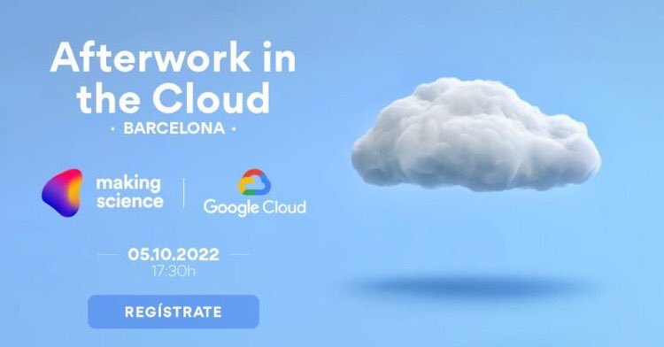 marcmayneris's tweet photo. 🎯5 Oct ¿Te interesa el #Cloud? Descubre el caso de @tradeinnsl y @bricomart junto con las nuevas herramientas de @GoogleCloud_ES para la seguridad. Aprende y pasa un buen rato, ven a nuestro afterwork! https://t.co/dWPq0WeAee https://t.co/na3VNWeJ9O