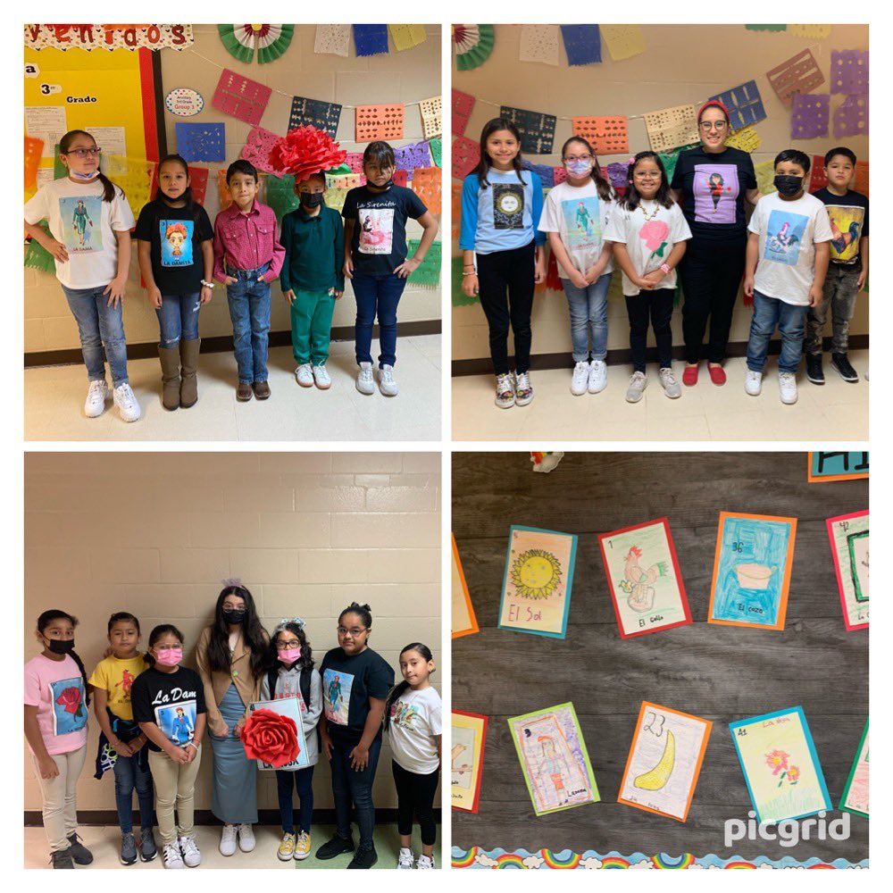 Our <a href="/BonnerElemHISD/">Bonner ES HISD</a> Tigers celebrated Day 3 of #HispanicHeritageMonth2022 dressing up as their favorite lotería characters. Way to show off your creativity Tigers! #HISDHHM <a href="/HoustonISD/">Houston ISD</a> <a href="/ESO3_HISD/">ESO3</a>
