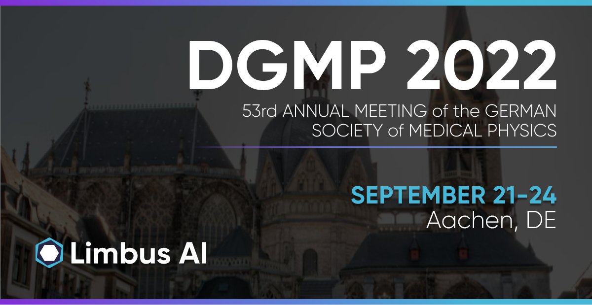 LimbusAI's tweet photo. Looking forward to the #DGMP2022 kickoff this week at the #Eurogress in Aachen, Germany! Stop by the @LimbusAI booth to hear all about the experience of our clinics across Germany. #LimbusContour #ai #autocontouring #Medphys #MedizinPhysik #DGMP #radonc https://t.co/twPF8eztr2