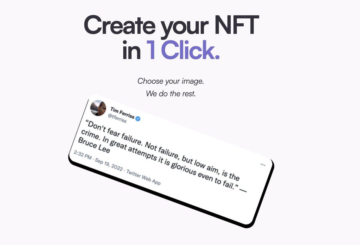 1clicknftz's tweet photo. @tferriss Just too good of a quote to keep off-chain...

https://t.co/B9sKoRjzST https://t.co/A2kqBy65q4