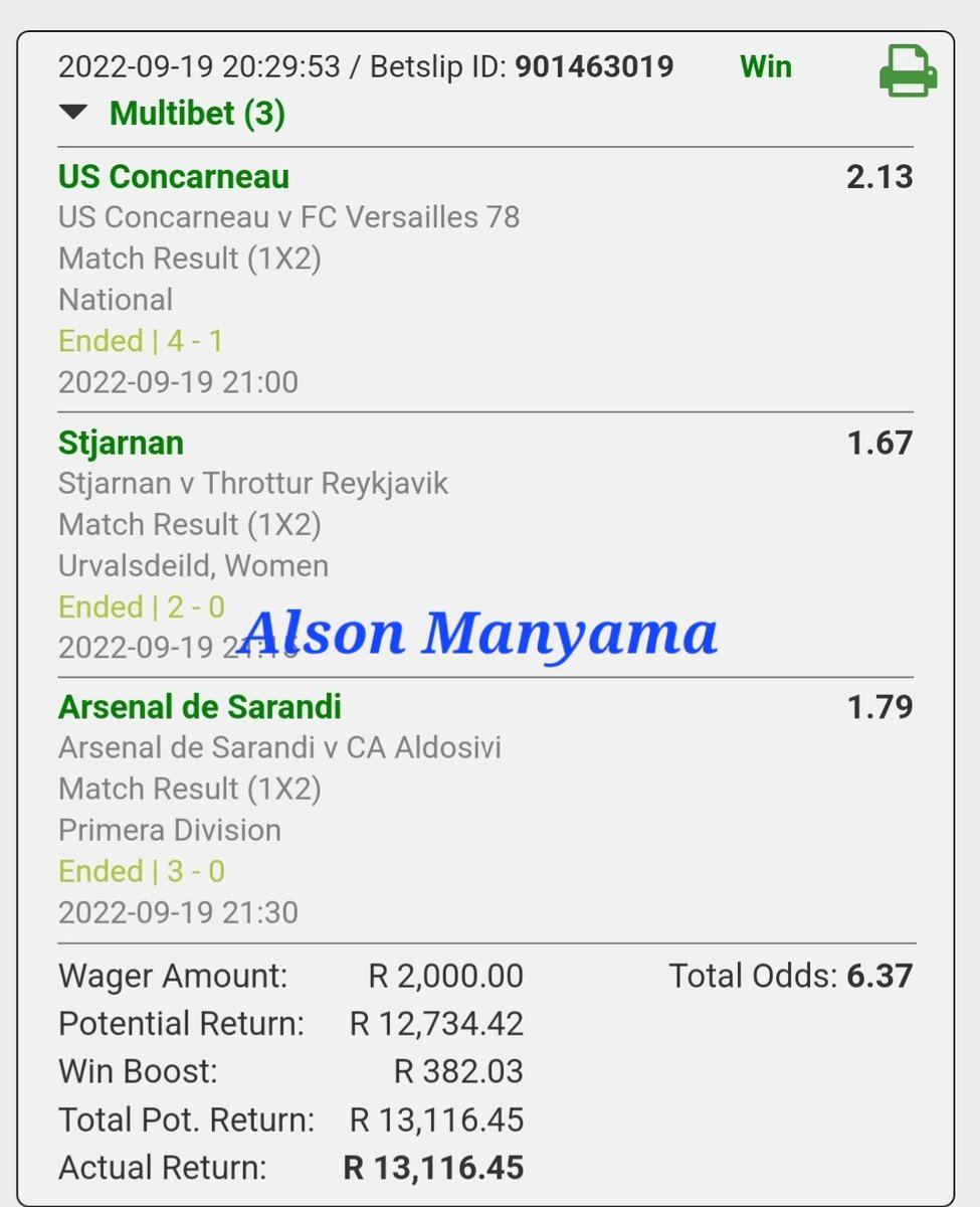 AlsonManyama's tweet photo. 💥 💥 💥 Boom Betway mid-night snack R13 116.45 https://t.co/zptngO6oJb