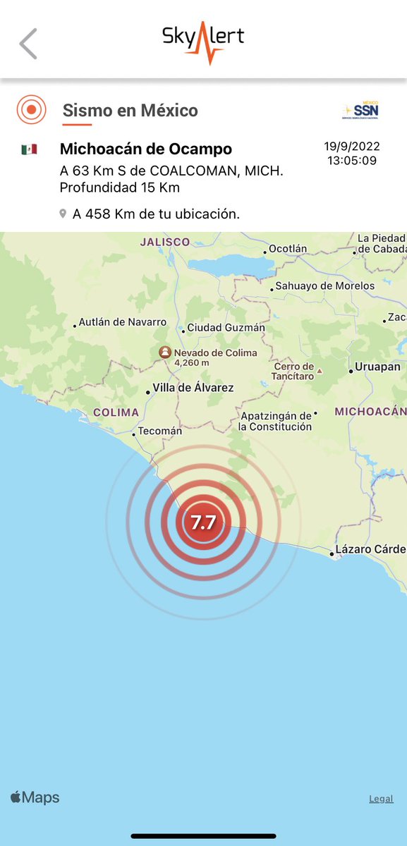 SkyAlertMx's tweet photo. Hasta las 16:00 h, se han registrado 217 réplicas por el sismo de 7.7 en Michoacán. La réplica más grande fue de 5.3 a las 14:30 h.

Datos del SSN. https://t.co/zyWgDziBU0