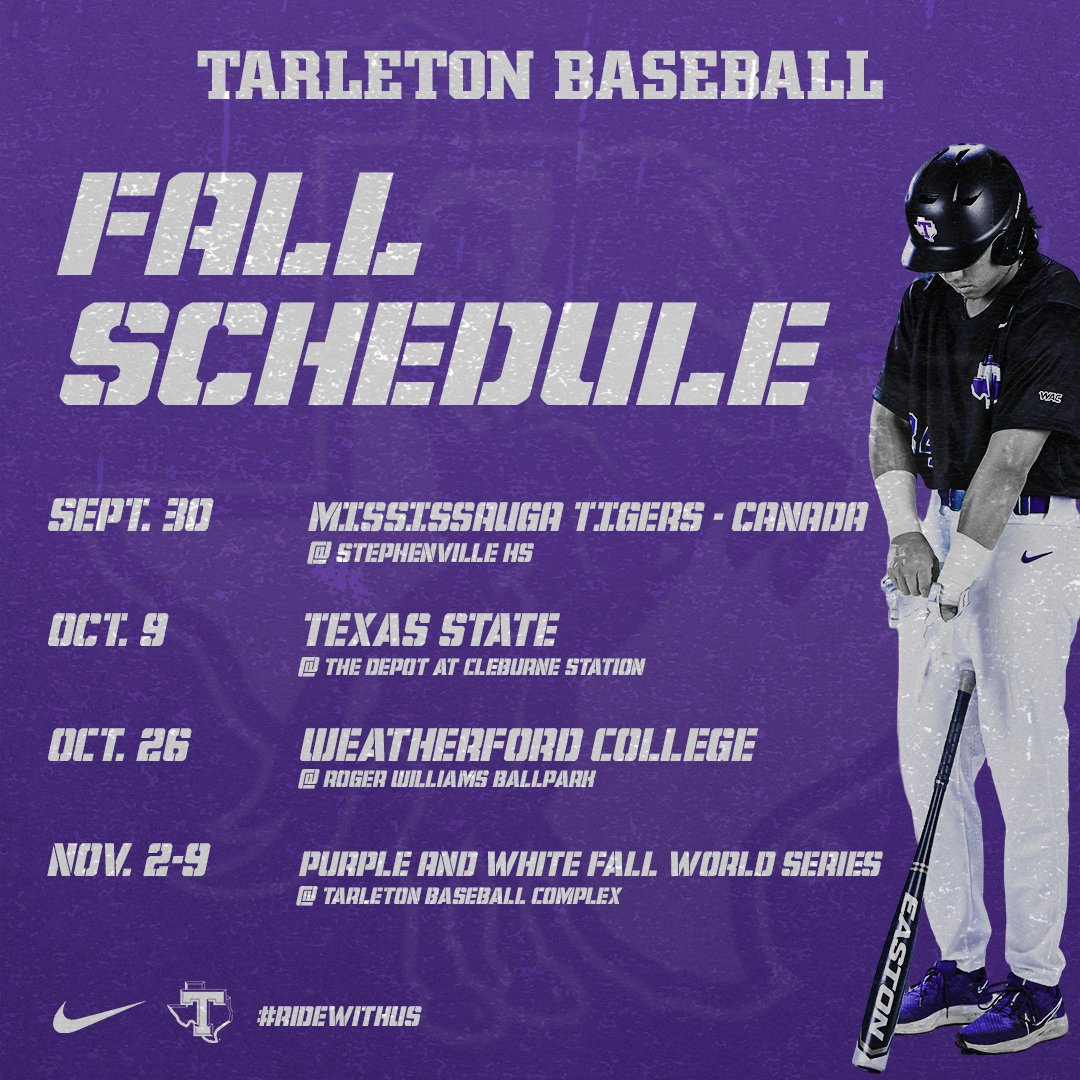 Fall baseball is right around the corner! 😈

With our facility in the midst of receiving some big time improvements, we will hit the  road for our three matchups!

#RideWithUs x #TexanNation