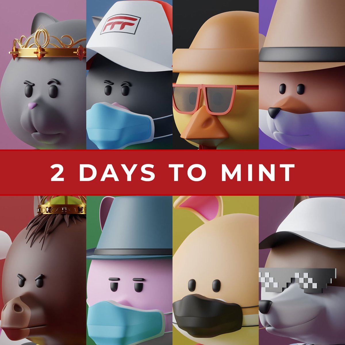 Only 2 days to mint day👀

RT this tweet for a chance to enter presale. 10 spots to be won🔥

Good luck