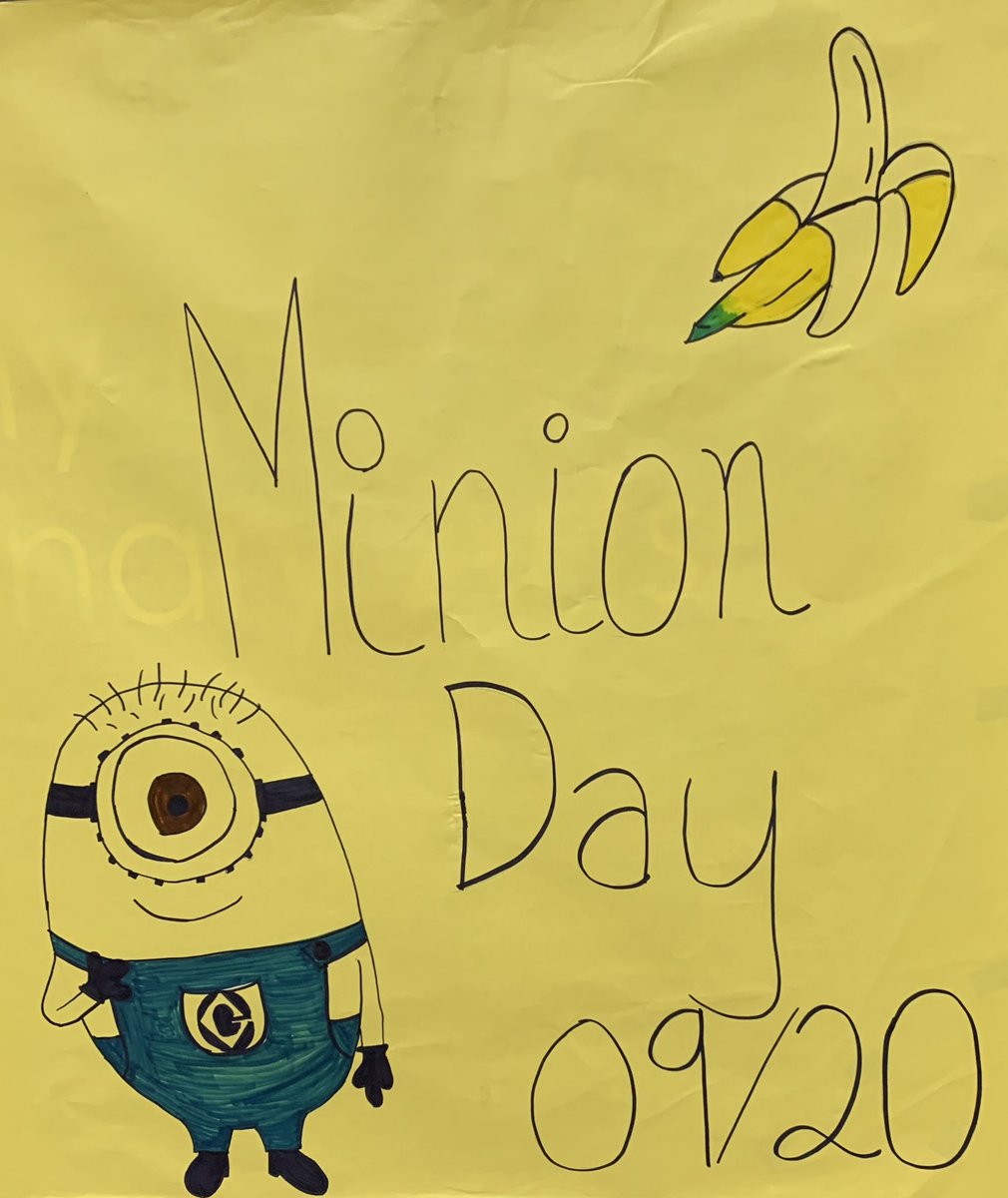 Tuesday is Minion Day!