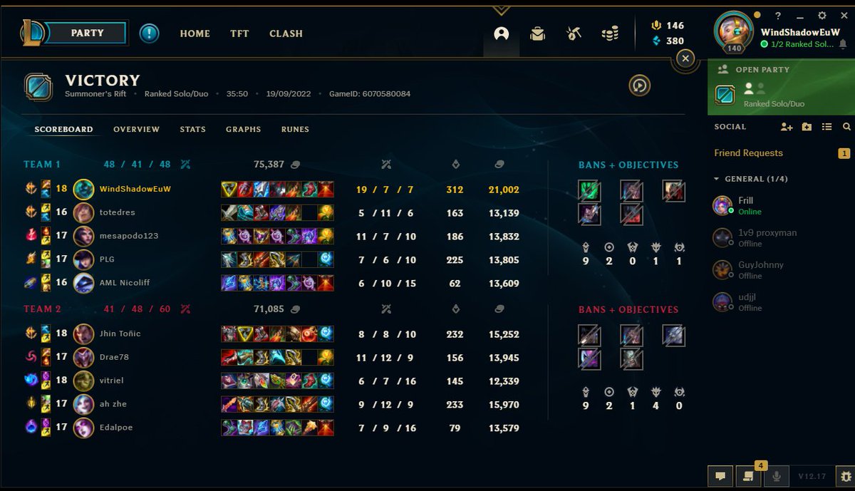 WindShadowGGTV's tweet image. #LeagueOfLegends #RiotGames 
so, that sett and lb said to report me .. for carrying the game ? i guess? .. it doesn't matter how well you play people will always find something to trash talk !