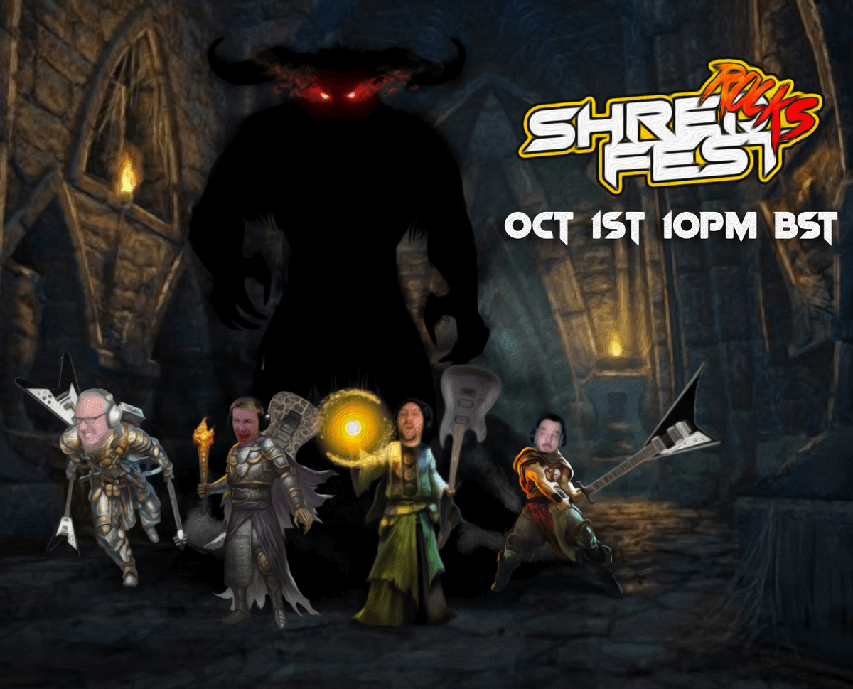 Recontastic's tweet image. 2 Weeks until ShredFest Rocks!!! whos excited!?

@recontastic @RubberDaveTv  @sickpandaa &amp;amp; Wr4thTV 

#TheShredDen #ShredfestRocks #Shredfest #SlayTheDemonsWithMetal