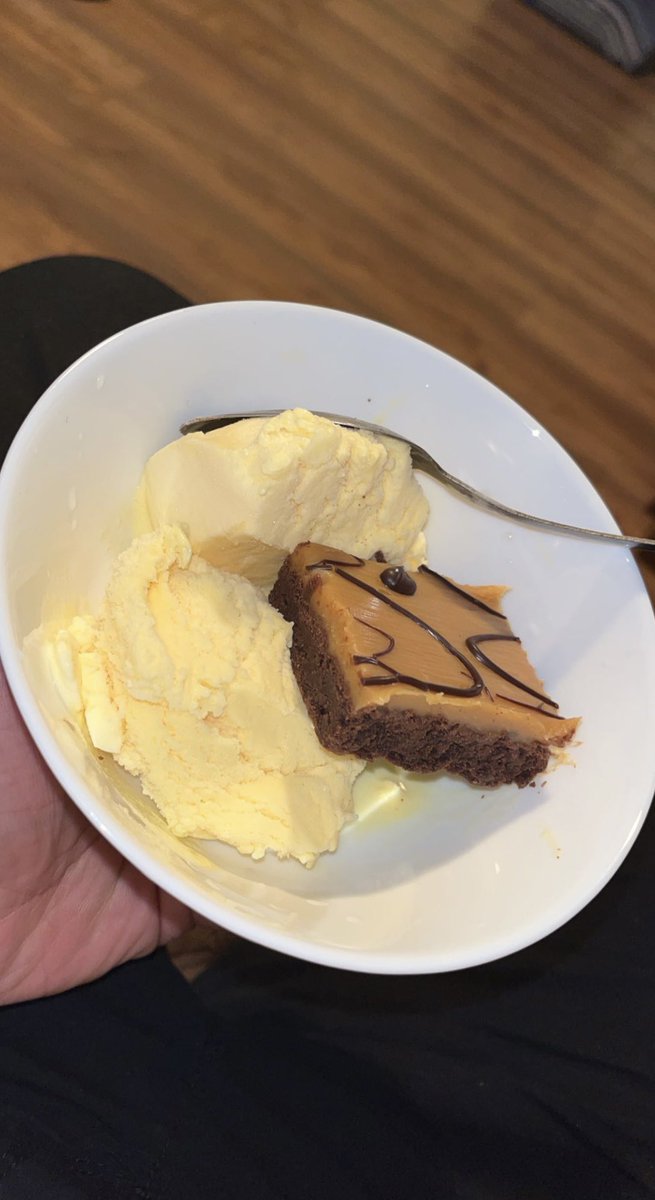 No Milk Cake today but I’ll settle for a Brownie and some Ice Cream