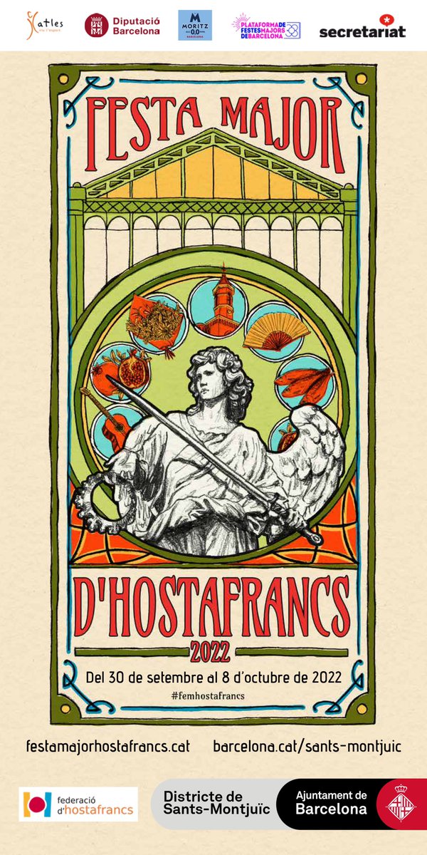 🔝 Ja tenim el cartell guanyador del Concurs de la #FMHostafrancs22, és una proposta de Judit Crehuet, moltes felicitats a la guanyadora i ara toca gaudir de la festa #FmHostafrancs22