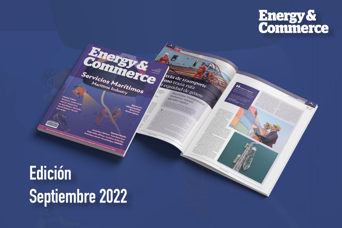 'Servicios Marítimos' es nuestra edición de Septiembre de Energy & Commerce.

Lee el suplemento: issuu.com/energyncommerc…

#EnergyandCommerce #edición #septiembre #Revista #digital #energía #sustentable #tecnología #maritimo #cabotaje #biomasa #energíasolar #hidrógeno