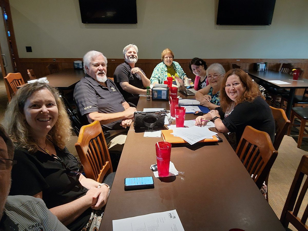 PDK board members are hard at work planning our upcoming meetings!