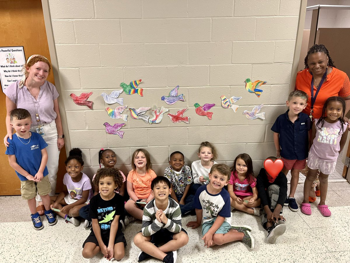 Our doves are ready for International Peace Day! #ourD5story #HECleads