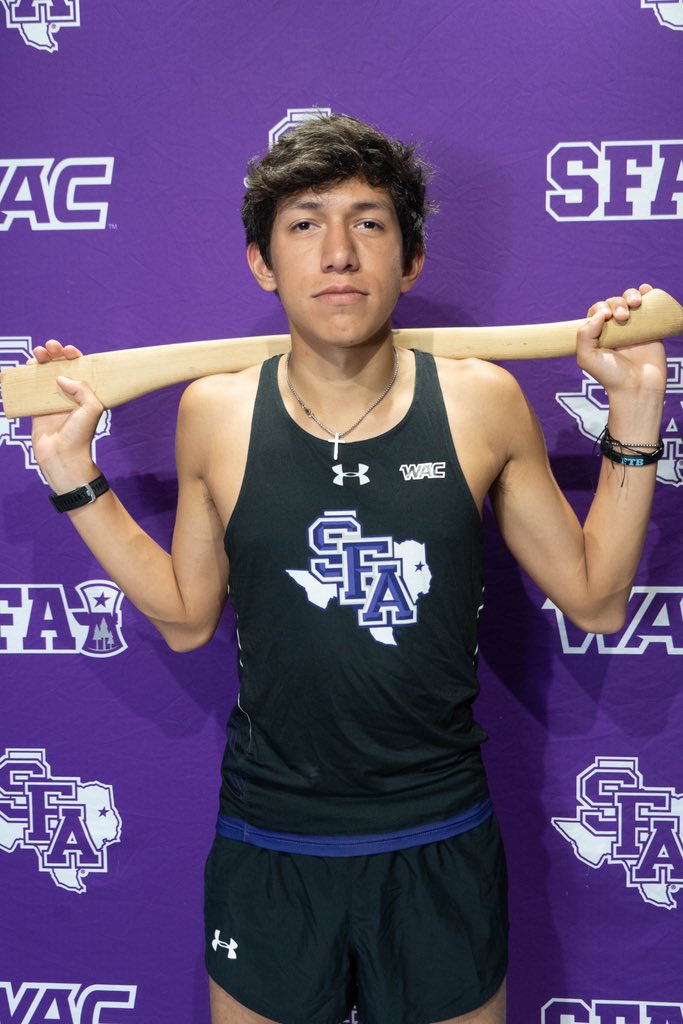 I had a Great Visit! Big Thanks to ⁦<a href="/SFA_TFXC/">SFA T&F/XC</a>⁩ ⁦<a href="/CoachHansenSFA/">Rob Hansen</a>⁩