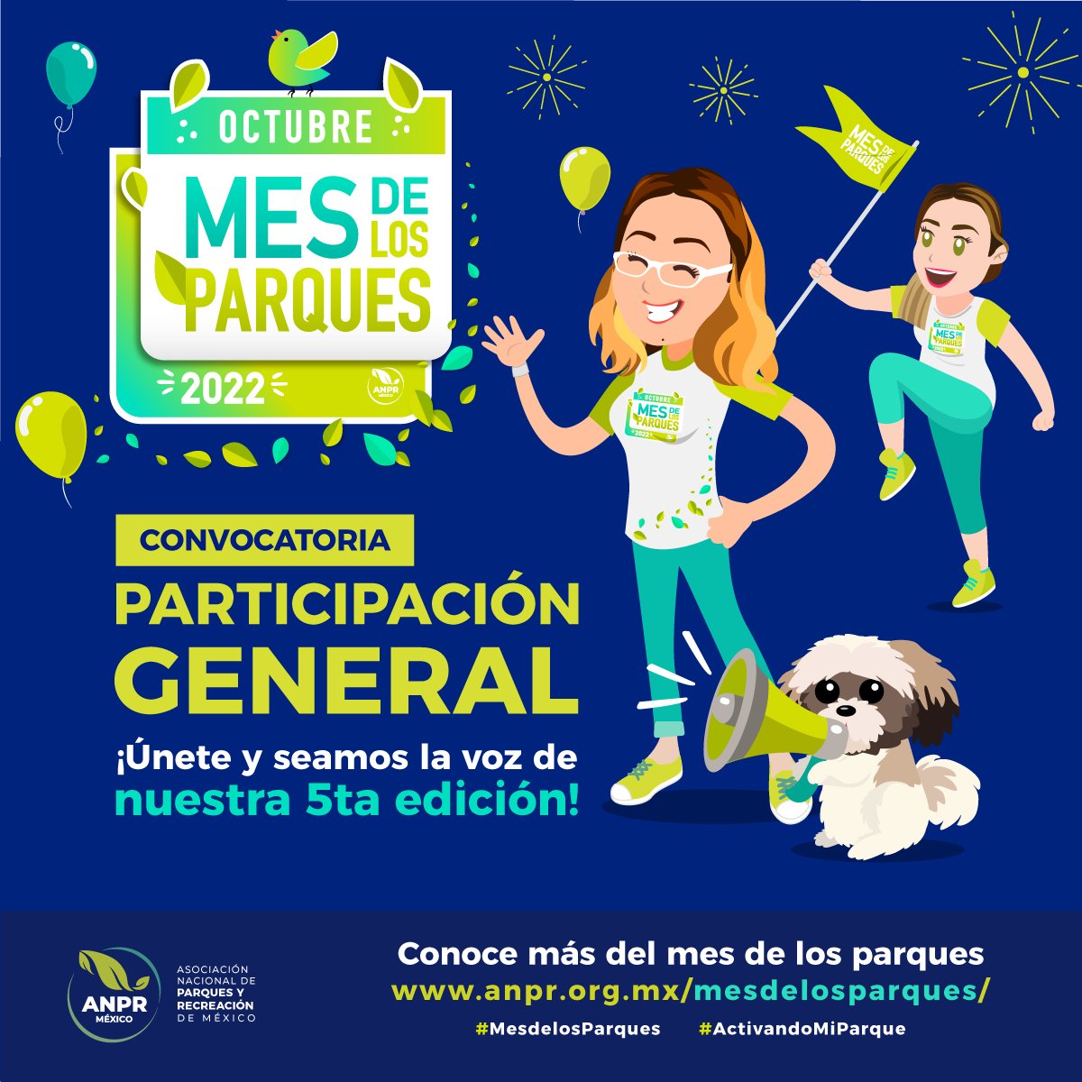ANPRMexico's tweet photo. ¡Sé parte del mes de los parques!🌳
¿Eres un parque o una organización y quieres difundir todo el material de este maravilloso mes?🤩

¡Únete y seamos una sola voz en esta 5ta edición!🔊
Regístrate aquí: https://t.co/WfX05rfG9J
#MesdelosParques #ActivandoMiParque https://t.co/UyI3yTnsfV