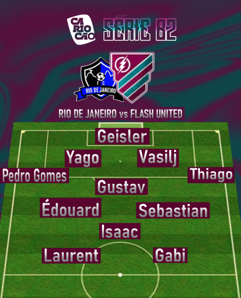 flashunitedfc's tweet image. Time escalado para o confronto de hoje válido pela 1ª rodada da Série B2, diante do FC Rio de Janeiro.

#VamosFlash