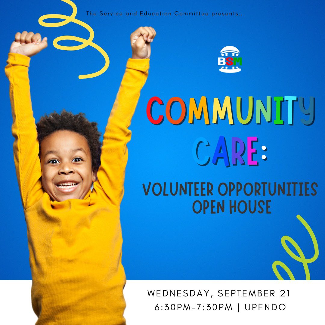 Do you like volunteering with kids and want to be a mentor to youth in our community? Join the Service and Education committee at their Volunteer Open House to hear about two volunteer opportunities in the Chapel Hill area! ❤️🖤💚