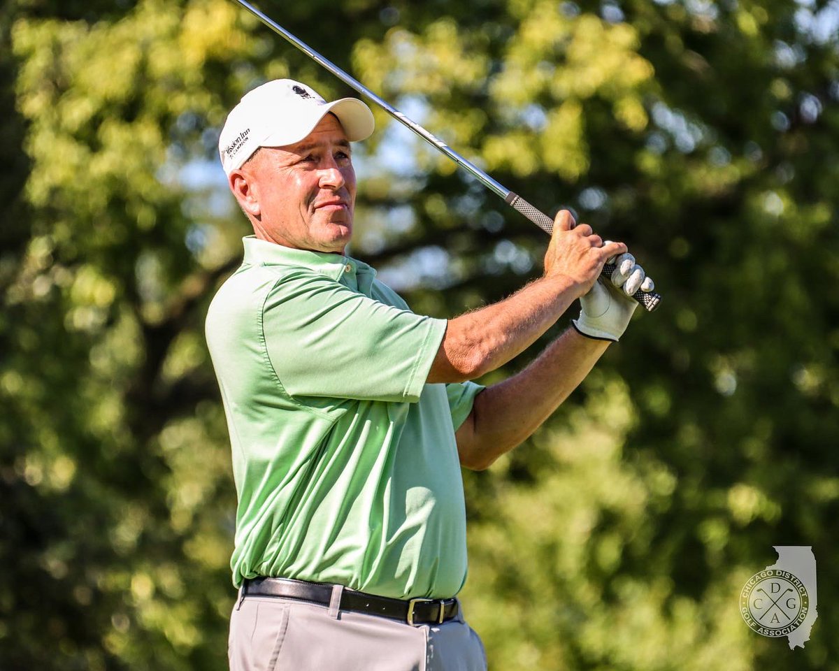 CDGAGolf's tweet photo. The venerable @rgc1893 was more Hyde than Jekyll in the first round of the 36th #ILStateSrAm Monday, but Peoria's Scot Frankenreider tamed the menacing layout to the tune of an even-par 71 and holds a two-shot lead.

📰: https://t.co/ZEfy8Fn7S0
📸: https://t.co/SieEGNwWj3 https://t.co/orC1AWuSmR