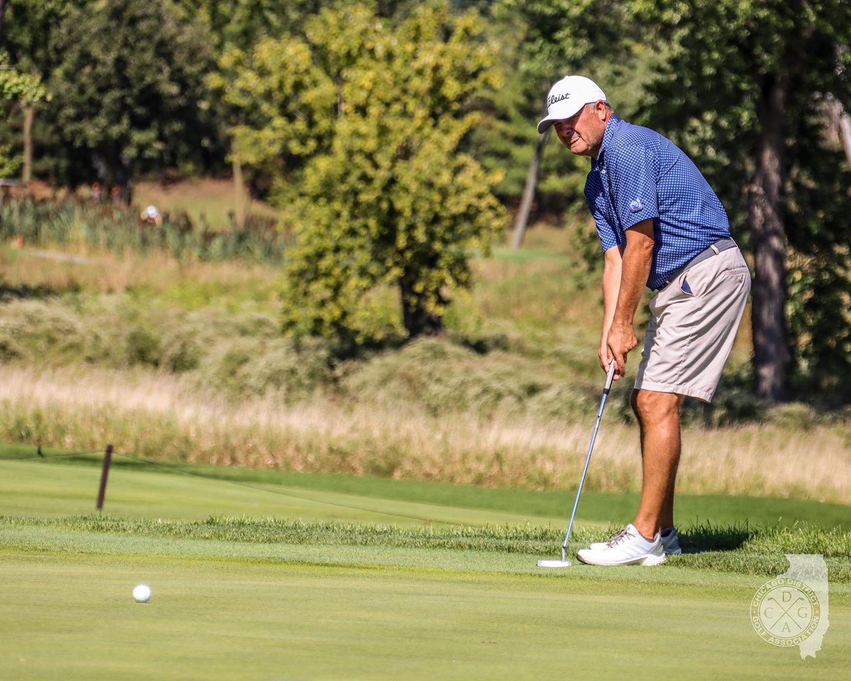 CDGAGolf's tweet photo. The venerable @rgc1893 was more Hyde than Jekyll in the first round of the 36th #ILStateSrAm Monday, but Peoria's Scot Frankenreider tamed the menacing layout to the tune of an even-par 71 and holds a two-shot lead.

📰: https://t.co/ZEfy8Fn7S0
📸: https://t.co/SieEGNwWj3 https://t.co/orC1AWuSmR