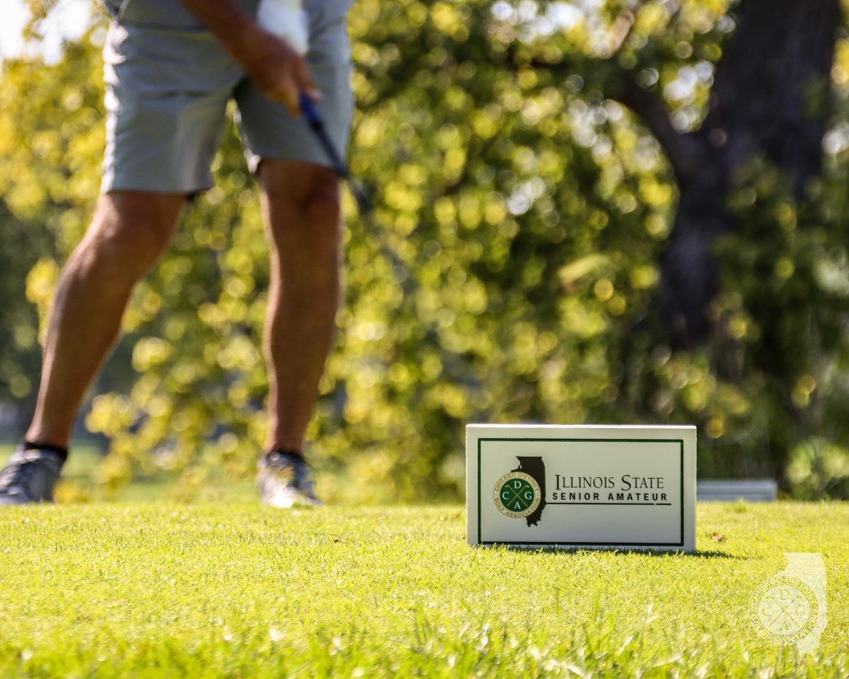 CDGAGolf's tweet photo. The venerable @rgc1893 was more Hyde than Jekyll in the first round of the 36th #ILStateSrAm Monday, but Peoria's Scot Frankenreider tamed the menacing layout to the tune of an even-par 71 and holds a two-shot lead.

📰: https://t.co/ZEfy8Fn7S0
📸: https://t.co/SieEGNwWj3 https://t.co/orC1AWuSmR