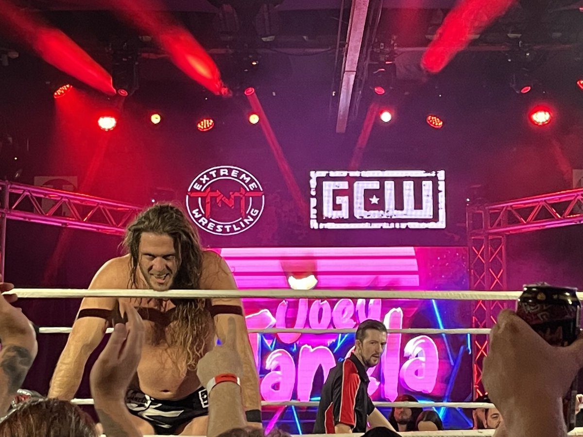 CRKGraphics's tweet photo. Looking over photos from Thursday - Saturday, some personal highlights so far. #gcwuk #TNTvsGCW @TNTExtremeWres @GCWrestling_ https://t.co/TkQra6fxi9