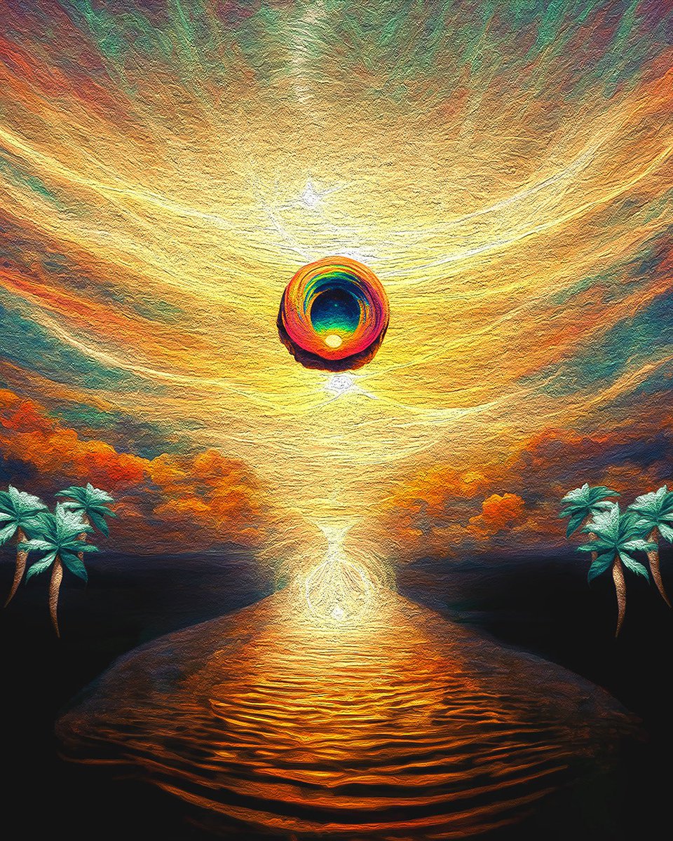 jack_entropy's tweet photo. SUNDANCE ☀️

Would it be a pleasure to
Read minds?
Only if it’s through
Your gentle eyes and
Witness a rare sight of
A thousand rising suns
Dancing, encircling
The edges of your mind

#NFTs #poetry #NFTCommunity https://t.co/zKEMxMWdjO