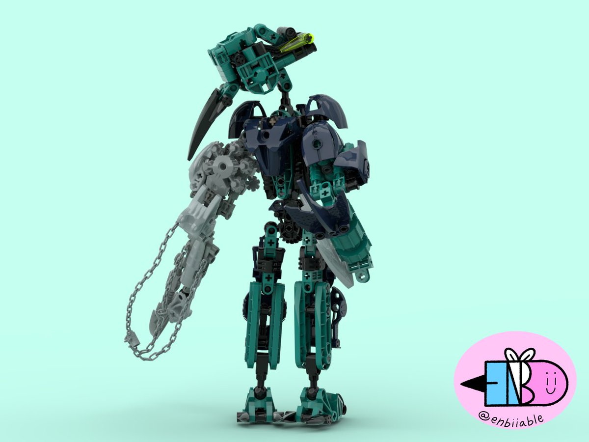 tsunammy376's tweet photo. I'm throwing my hat into the @Duck_Bricks Lariska Fanon contest! This is my first time entering any Bionicle contest (: She's also mask compatible, demonstrated in the follow up tweet! 
.
.
.
#bionicle #lariska #lego #duckbrickscontest https://t.co/RIqZQFIaw7