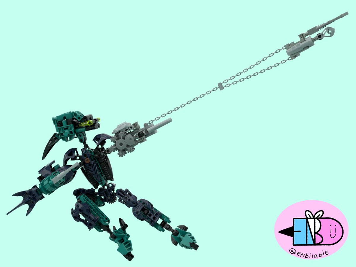 tsunammy376's tweet photo. I'm throwing my hat into the @Duck_Bricks Lariska Fanon contest! This is my first time entering any Bionicle contest (: She's also mask compatible, demonstrated in the follow up tweet! 
.
.
.
#bionicle #lariska #lego #duckbrickscontest https://t.co/RIqZQFIaw7