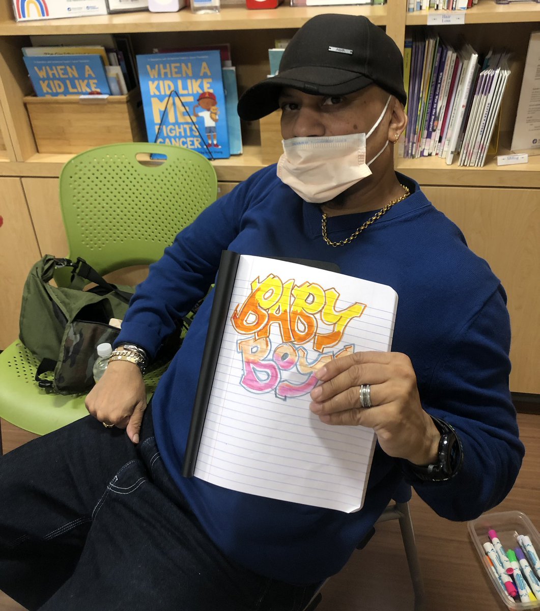 While his son was getting chemo this proud papa made him a journal. Our mission is to include the whole family in using art for healing….<a href="/TheJimmyFund/">The Jimmy Fund</a>