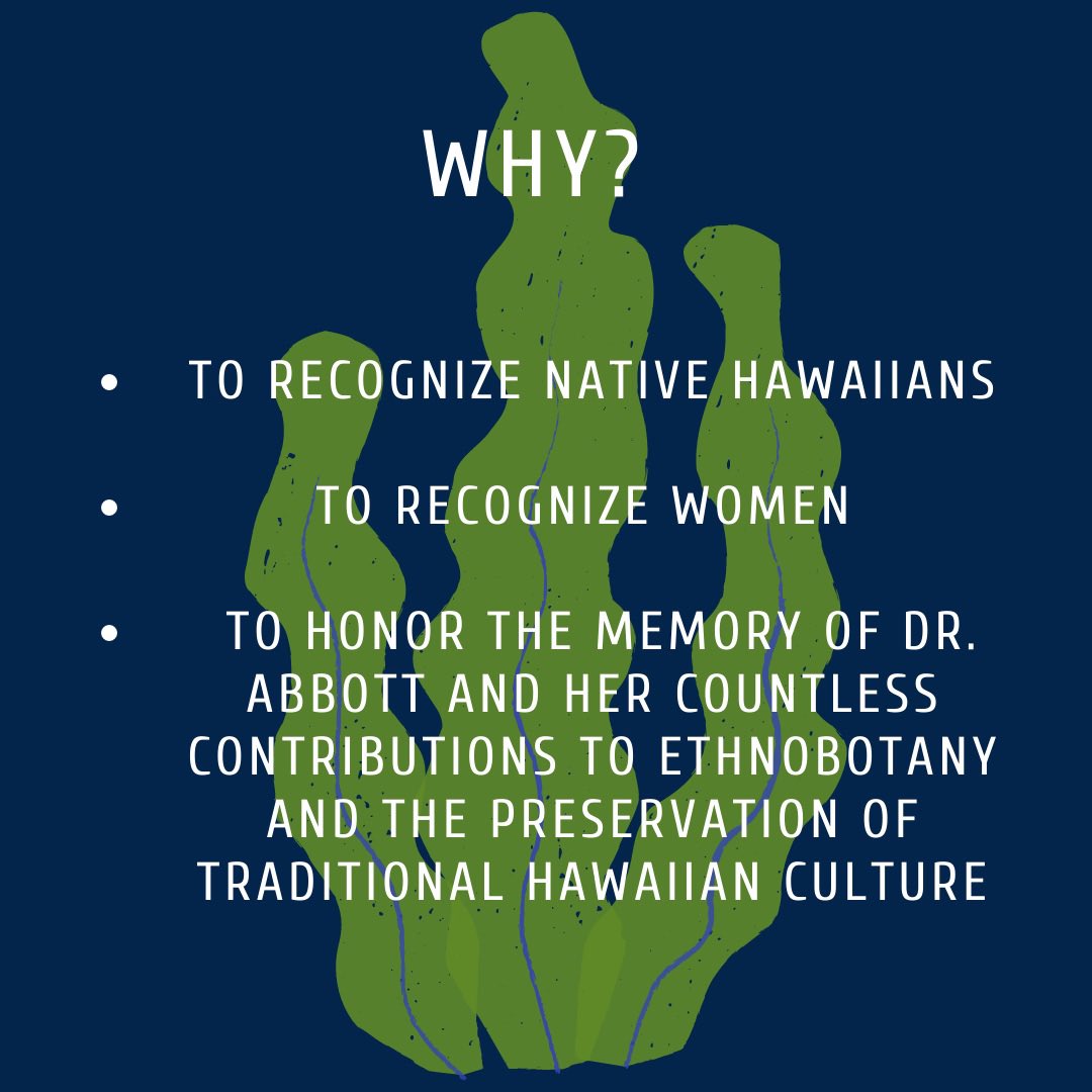 abbotthalluhm's tweet photo. Help us recognize an impactful Native Hawaiian scientist by signing our petition linked in bio https://t.co/FxNzuX9qvP